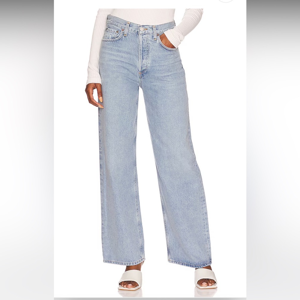 Agolde Low Rise Baggy in Void size 26